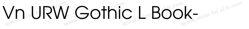 Vn URW Gothic L Book字体转换